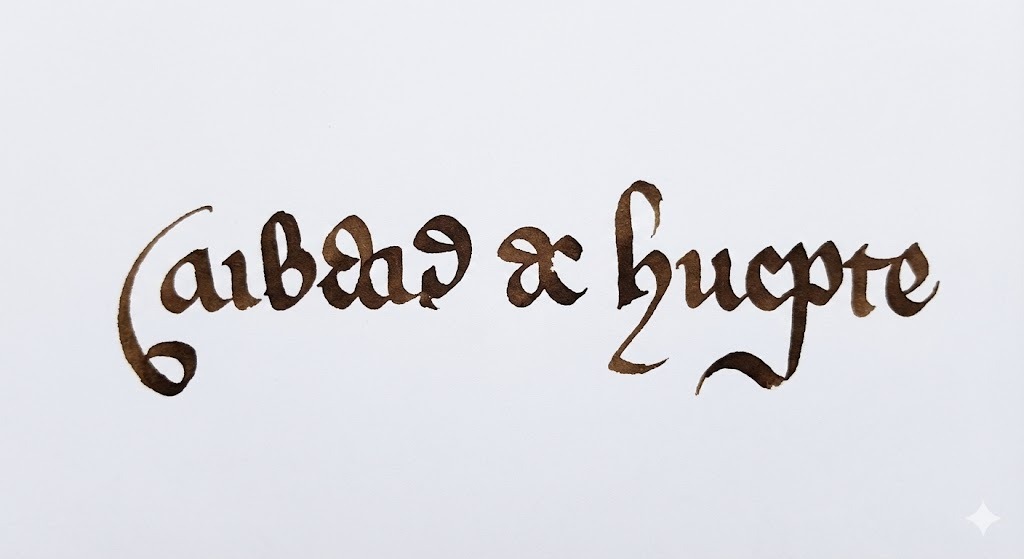 Caligrafía medieval